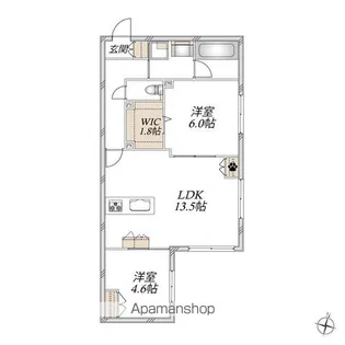 CASA ROOTIS【1階】の間取り