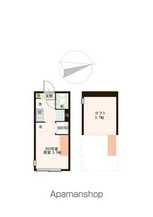 AURORA FUJIMIDAI【2階】の間取り