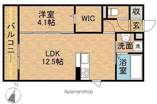 ピーノ・グランデ【3階】の間取り