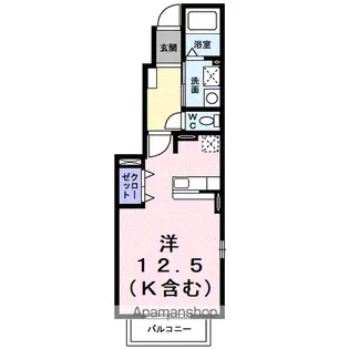 クヌート【1階】の間取り