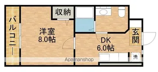 サンテラス南浅田【3階】の間取り