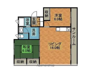 ピアス大麻【302号室】の間取り