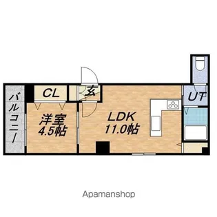 カサール・ガルシア【3階】の間取り
