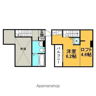 プランドール【1階】の間取り