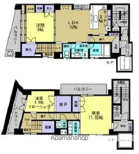 プチメゾン大町【7階】の間取り