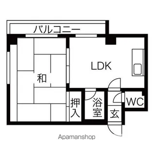 石橋ハイツI【3階】の間取り