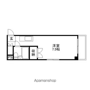 サウスヒルズ【405号室号室】の間取り
