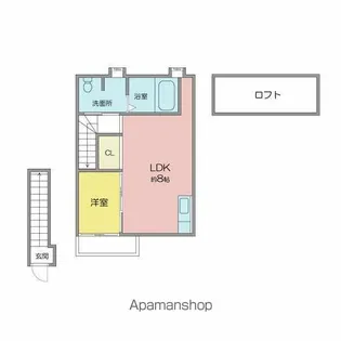 CaT WALK【2階】の間取り