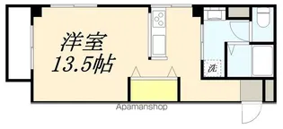 メゾンパティオサンマリノ【205号室】の間取り