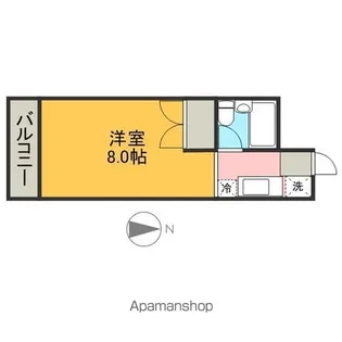 シャトー栄【503号室】の間取り