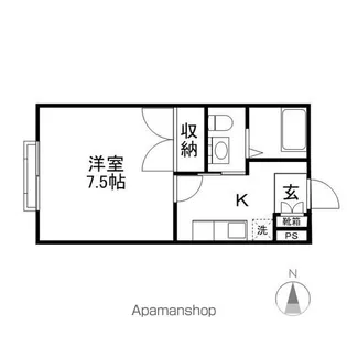 ピュア本郷【2階】の間取り