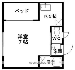アスティ【102号室】の間取り