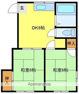 ラプラス川ばた【2階】の間取り