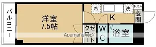 アタゴドミトリーみずほ台【509号室】の間取り