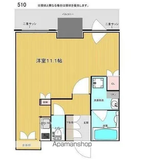 プラウドタワー小岩ファースト【510号室】の間取り