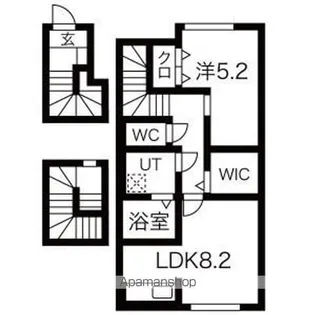 ルミエール【305号室】の間取り