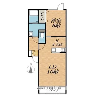 北海道帯広市東三条南19丁目【アパート】の間取り