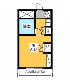 シティコーポ比治山【504号室】の間取り
