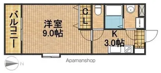 マンション秀【1階】の間取り