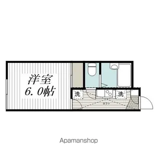 レオパレスホーホ プラッツ【204号室】の間取り