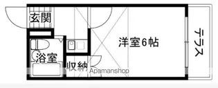 ジョイパレス新在家【105号室】の間取り