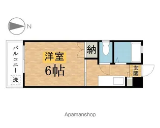 タカミハイツ【202号室】の間取り