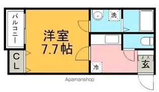 クレフラスト南薫西町【102号室】の間取り