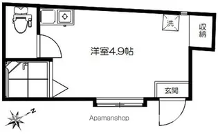 アーバンプレイス原宿【1階】の間取り