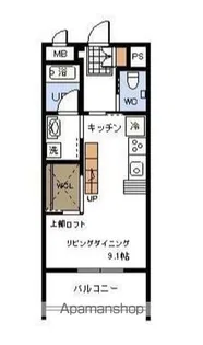 アンベール鶴島【302号室】の間取り