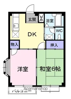 オンワードスズキ【2階】の間取り