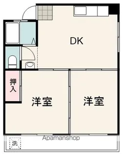 永田ハイツ【401号室】の間取り