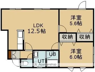カーサ日吉【1階】の間取り