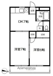 東京都葛飾区南水元1丁目【マンション】の間取り