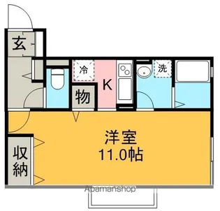 メイプル ブランシェⅡ【2階】の間取り
