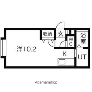 SWEETBAY小樽【2階】の間取り