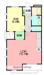 ファヌエル【3階】の間取り