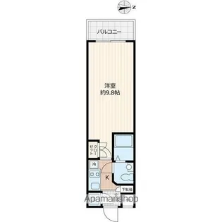 BEVERLY HOMES 下赤塚【3階】の間取り