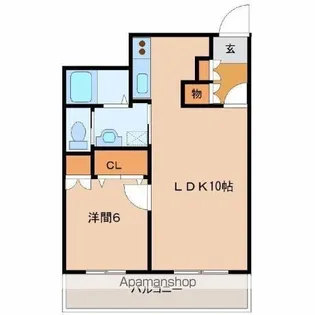 ヴィラKS【603号室】の間取り