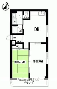 神田ビル【102号室】の間取り