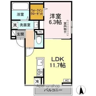 RESUA向中野 B棟【3階】の間取り