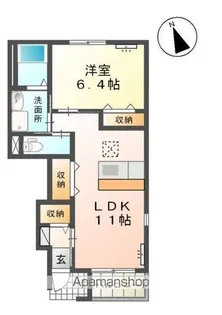 つぐみフォレスタ【1階】の間取り