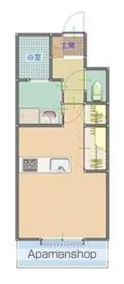スカイヒルズ宇宿【105号室】の間取り