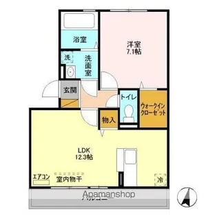 シティ オブ フレグランス Ⅲ【3階】の間取り