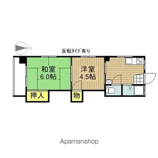 不二ビル【205号室】の間取り