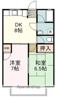 グリーンサイド大岩【1階】の間取り