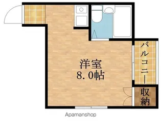 1Rの間取り画像