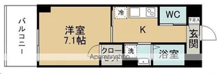 アーバンハイツ東八番丁【111号室】の間取り