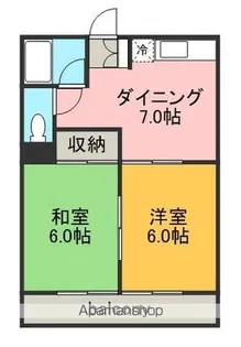 シェトワ八幡【102号室】の間取り