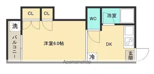 ホワイトヴィレッジ【2階】の間取り
