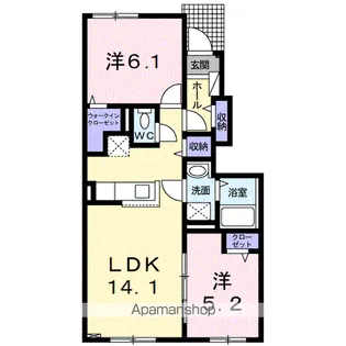 EXCEL 苫小牧(エクセル)【1階】の間取り